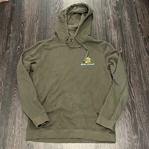 Bank Journal olive green hoodie